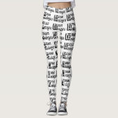 Engels leraar Khmer-taalscript = Leggings (Voorkant)