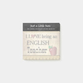 Engels leraar |  stijl post-it® notes (Voorkant)