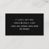 Engels leraar Taal instructeur Professional Visitekaartje (Achterkant)