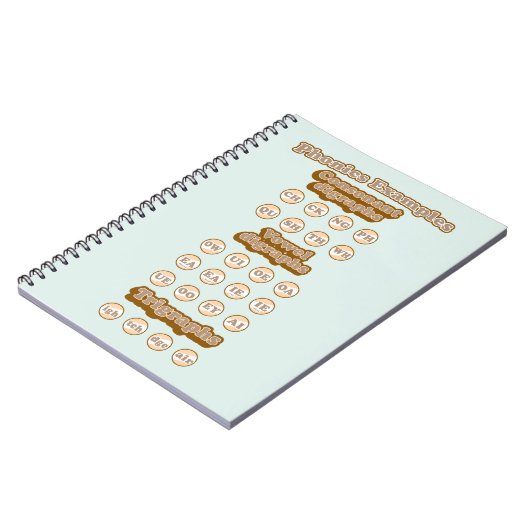 Engels leren door middel van phonics notitieboek (Linkerzijde)