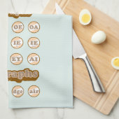 Engels leren door middel van phonics theedoek (Quarter Fold)