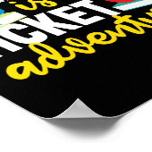 Engels lezen van leraren is een teken van avontuur poster (Hoek)