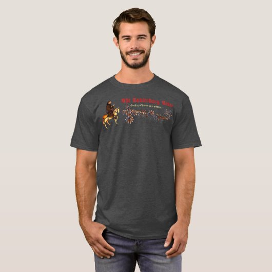 Engels Literature Canterbury Tales Chaucer T-shirt (Voorkant volledig)