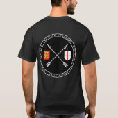 Engels Longbow Double Shield B&W Seal Shirt (Achterkant)