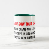 Engels Longbow Tour 1340 - 1453, Sluys jun 24 ... Tweekleurige Koffiemok (Center)