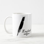 Engels majoor en quill koffiemok (Links)