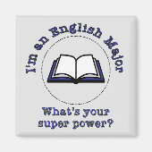 Engels majoor Magnet (Voorkant)