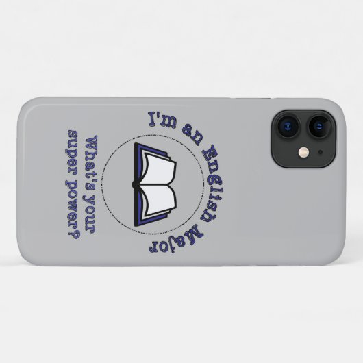 Engels Major iPhone 11 Hoesje (Achterkant (horizontaal))