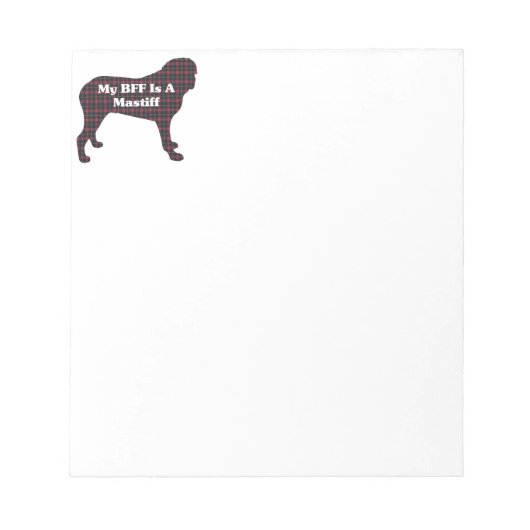 ENGELS MASTIFF BFF NOTITIEBLOK (Voorkant)