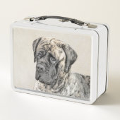 Engels Mastiff (Brindle) schilderen - Dog Art (Achterkant)