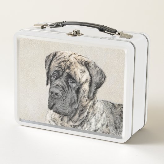 Engels Mastiff (Brindle) schilderen - Dog Art (Voorkant)