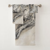 Engels Mastiff (Brindle) schilderen - Dog Art Bad Handdoek (Insitu)