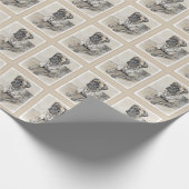 Engels Mastiff (Brindle) schilderen - Dog Art Cadeaupapier (Hoek)