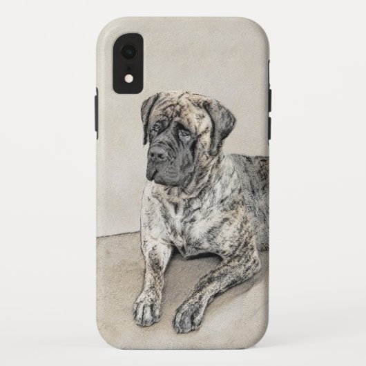 Engels Mastiff (Brindle) schilderen - Dog Art Case-Mate iPhone Case (Achterkant)