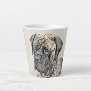 Engels Mastiff (Brindle) schilderen - Dog Art Latte Mok