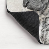 Engels Mastiff (Brindle) schilderen - Dog Art Muismat (Hoek)