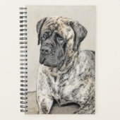 Engels Mastiff (Brindle) schilderen - Dog Art Planner (Voorkant)