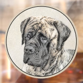 Engels Mastiff (Brindle) schilderen - Dog Art Raamsticker (Vel 2)