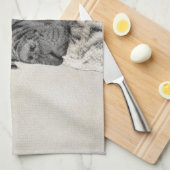 Engels Mastiff (Brindle) schilderen - Dog Art Theedoek (Quarter Fold)