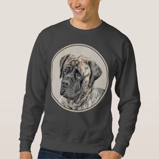 Engels Mastiff (Brindle) schilderen - Dog Art Trui (Voorkant)