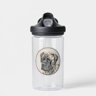 Engels Mastiff (Brindle) schilderen - Dog Art Waterfles