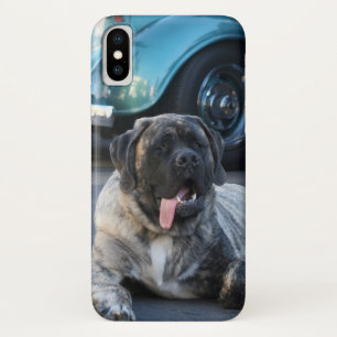 Engels Mastiff dog iPhone X hoesje
