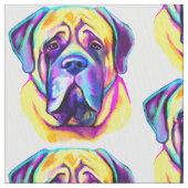 Engels Mastiff in Colors Stof (Close Up)