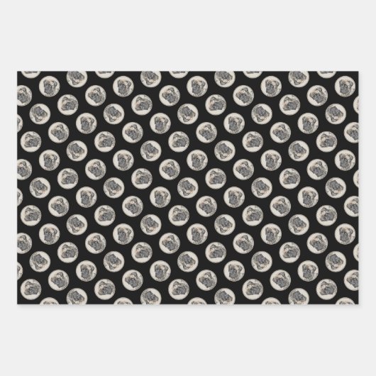 Engels Mastiff Schilderij Brindle Originele Hond A Inpakpapier Vel (Voorkant 3)