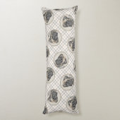 Engels Mastiff Schilderij Brindle Originele Hond A Lichaamskussen (Achterkant (Verticaal))