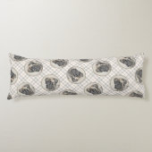 Engels Mastiff Schilderij Brindle Originele Hond A Lichaamskussen (Voorkant)