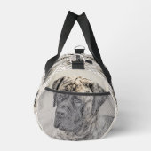 Engels Mastiff Schilderij Brindle Originele Hond A Plunjezak (Rechts)