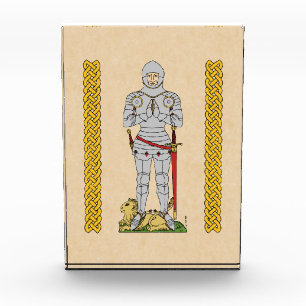 Engels Medieval Knight Circa 1430 Fotoblokken