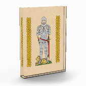Engels Medieval Knight Circa 1430 Fotoblokken (Links)