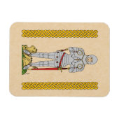 Engels Medieval Knight Circa 1430 Magneet (Horizontaal)