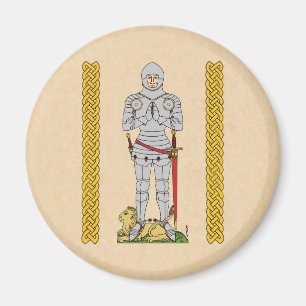 Engels Medieval Knight Circa 1430 Magneet