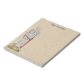 Engels Medieval Knight Circa 1430 Notitieblok (Linkerzijde)