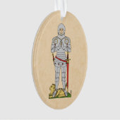 Engels Medieval Knight Circa 1430 Ornament (voorkant)