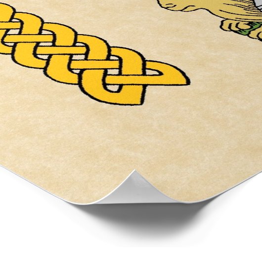 Engels Medieval Knight Circa 1430 Poster (Hoek)