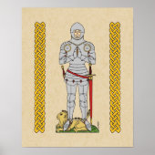 Engels Medieval Knight Circa 1430 Poster (Voorkant)