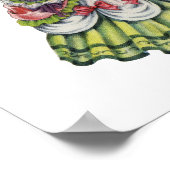  Engels meisje in Elizabeth Dress Poster (Hoek)