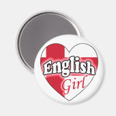 Engels Meisje Magneet (Voorkant / Achterkant)