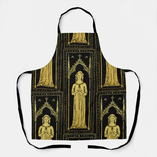 Engels middeleeuws portret 1300 Lady Joan Cobham Schort (Voorkant)