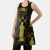 Engels middeleeuws portret 1300 Lady Joan Cobham Schort (Insitu)