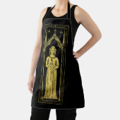 Engels middeleeuws portret 1300 Lady Joan Cobham Schort (Insitu)