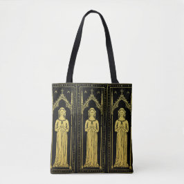 Engels middeleeuws portret 1300 Lady Joan Cobham Tote Bag