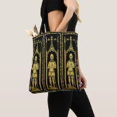 Engels middeleeuws portret 1355 John, Lord Cobham Tote Bag (Dichtbij)