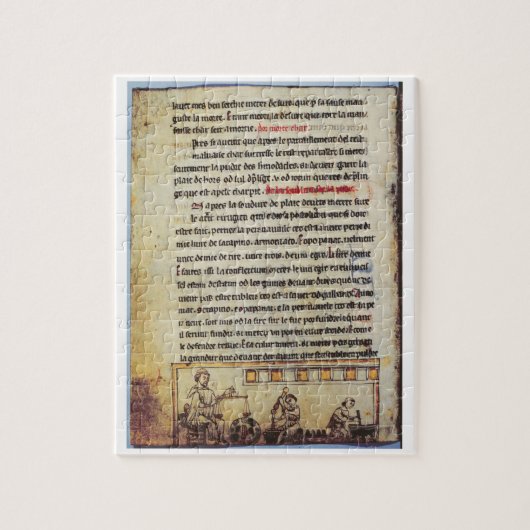 Engels miniatuur, 'Medica', ter illustratie van ee Legpuzzel (Verticaal)