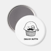 Engels muffin.png magneet (Voorkant / Achterkant)