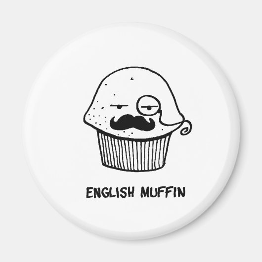 Engels muffin.png magneet (Voorkant)