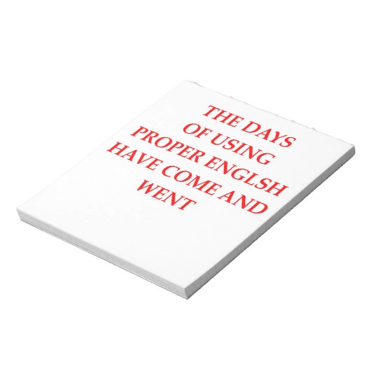 ENGELS NOTITIEBLOK (Linkerzijde)